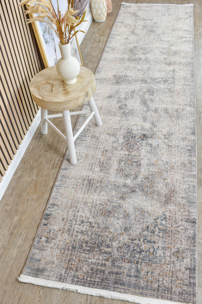 Crystal Dusty Rose Floral Traditional Hallway Runner Rug – Treasures of Turkey Australia