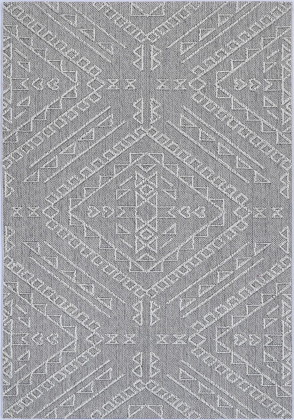 Vanuatu Kaua Ash Tribal Flatweave Rug