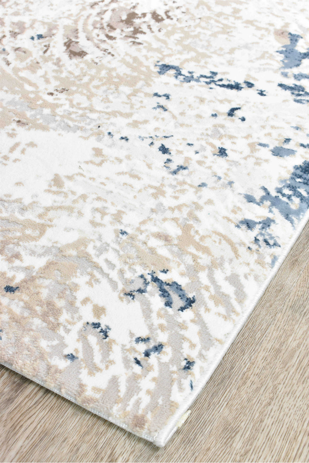 Finnegan Stone Patch Rug - Turkish-inspired modern rug from Treasures of Turkey