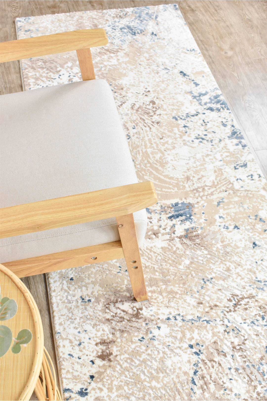 Finnegan Stone Patch Rug - Turkish-inspired modern rug from Treasures of Turkey