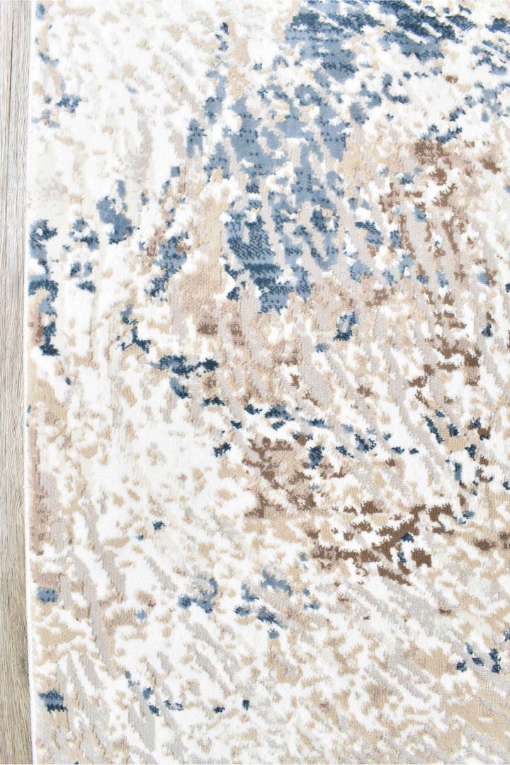 Finnegan Stone Patch Rug - Turkish-inspired modern rug from Treasures of Turkey