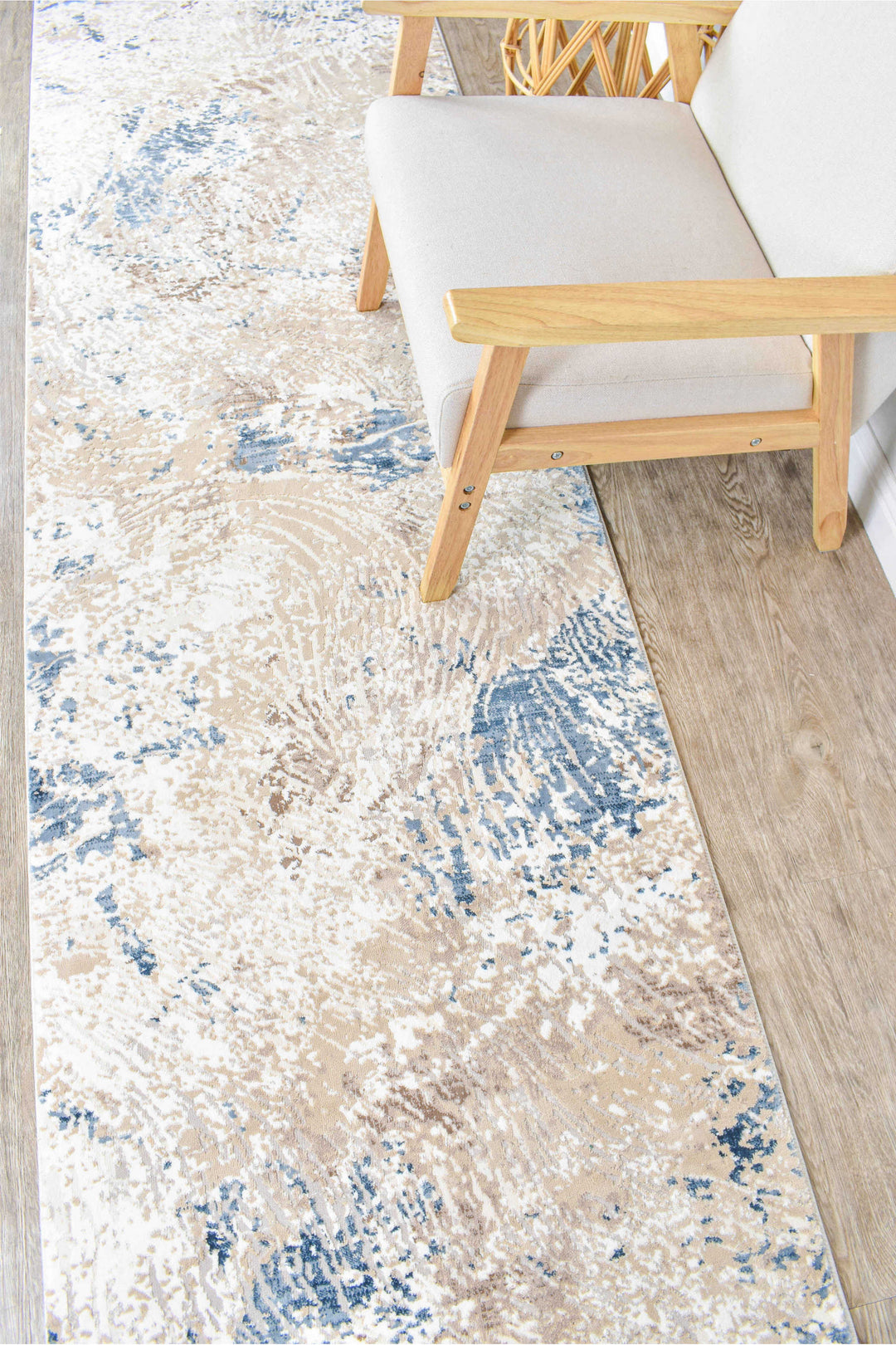 Finnegan Stone Patch Rug - Turkish-inspired modern rug from Treasures of Turkey