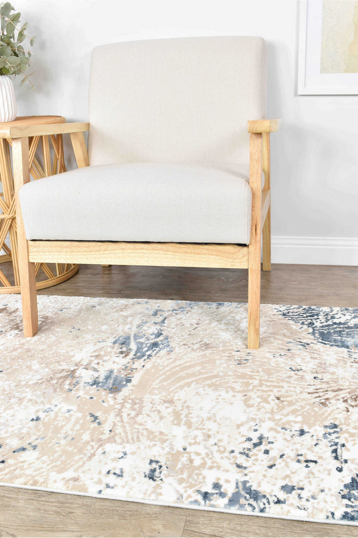 Finnegan Stone Patch Rug - Turkish-inspired modern rug from Treasures of Turkey