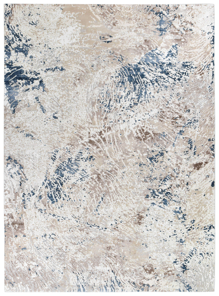 Finnegan Stone Patch Rug - Turkish-inspired modern rug from Treasures of Turkey