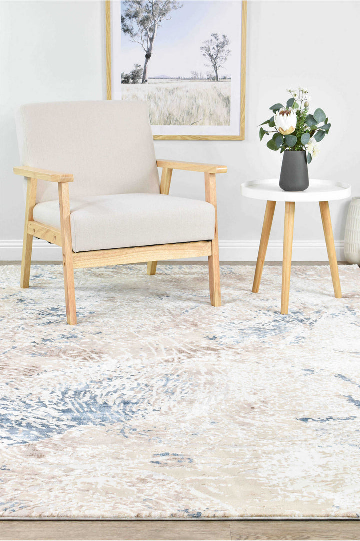 Finnegan Stone Patch Rug - Turkish-inspired modern rug from Treasures of Turkey