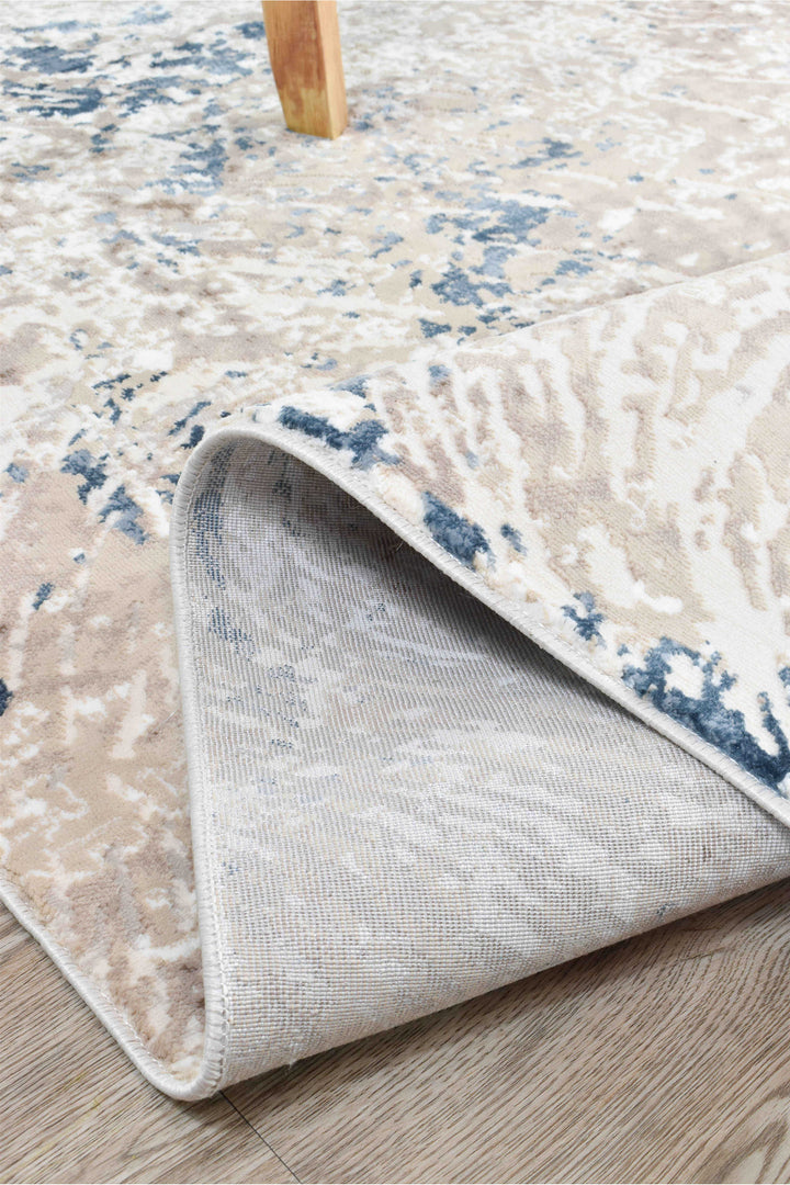 Finnegan Stone Patch Rug - Turkish-inspired modern rug from Treasures of Turkey