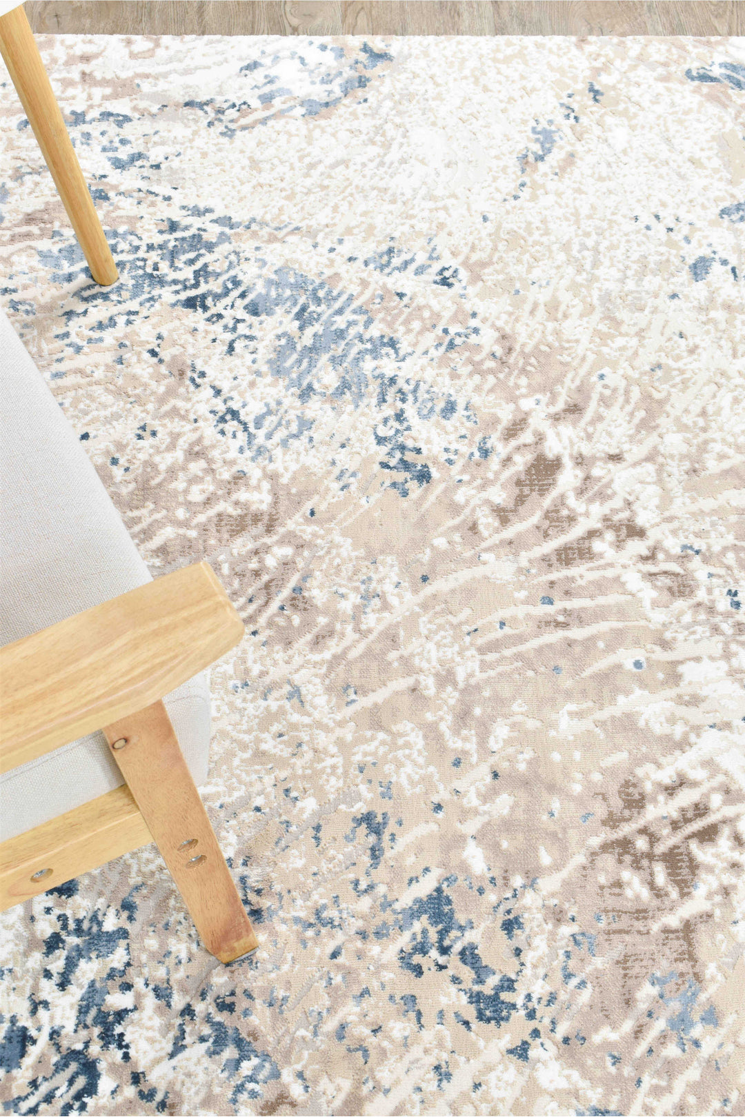 Finnegan Stone Patch Rug - Turkish-inspired modern rug from Treasures of Turkey