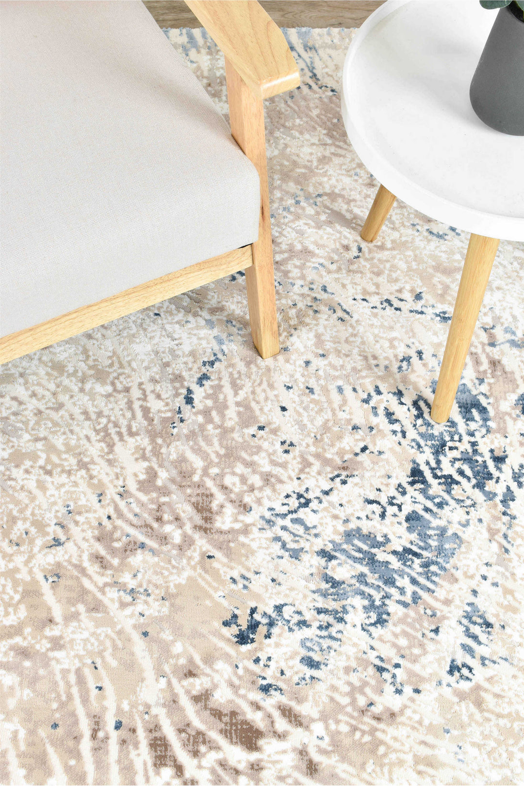 Finnegan Stone Patch Rug - Turkish-inspired modern rug from Treasures of Turkey