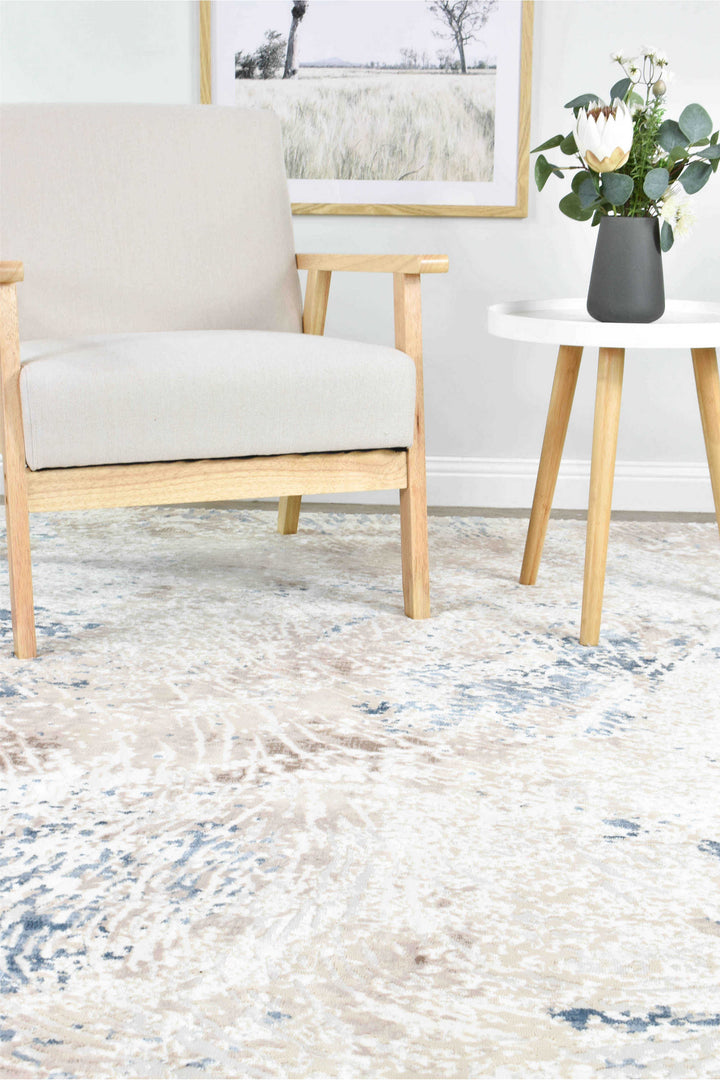 Finnegan Stone Patch Rug - Turkish-inspired modern rug from Treasures of Turkey