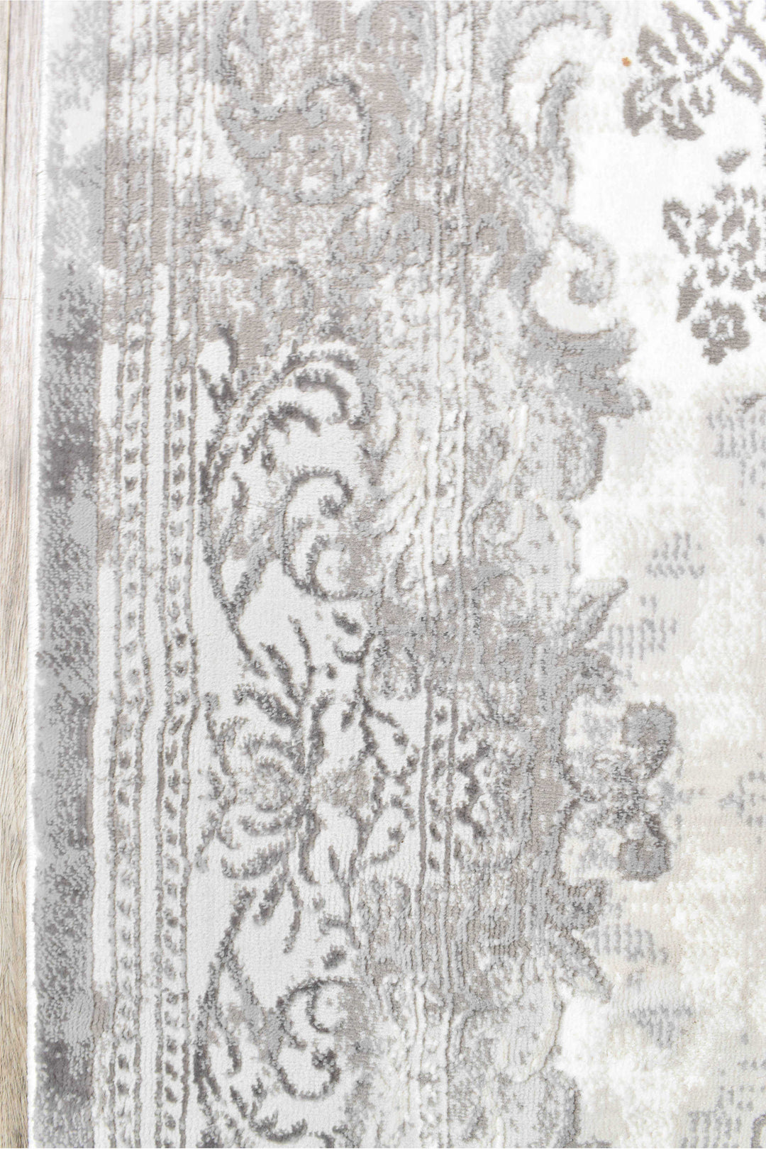 Finnegan Neutral Grey Rug - Turkish-inspired modern rug from Treasures of Turkey