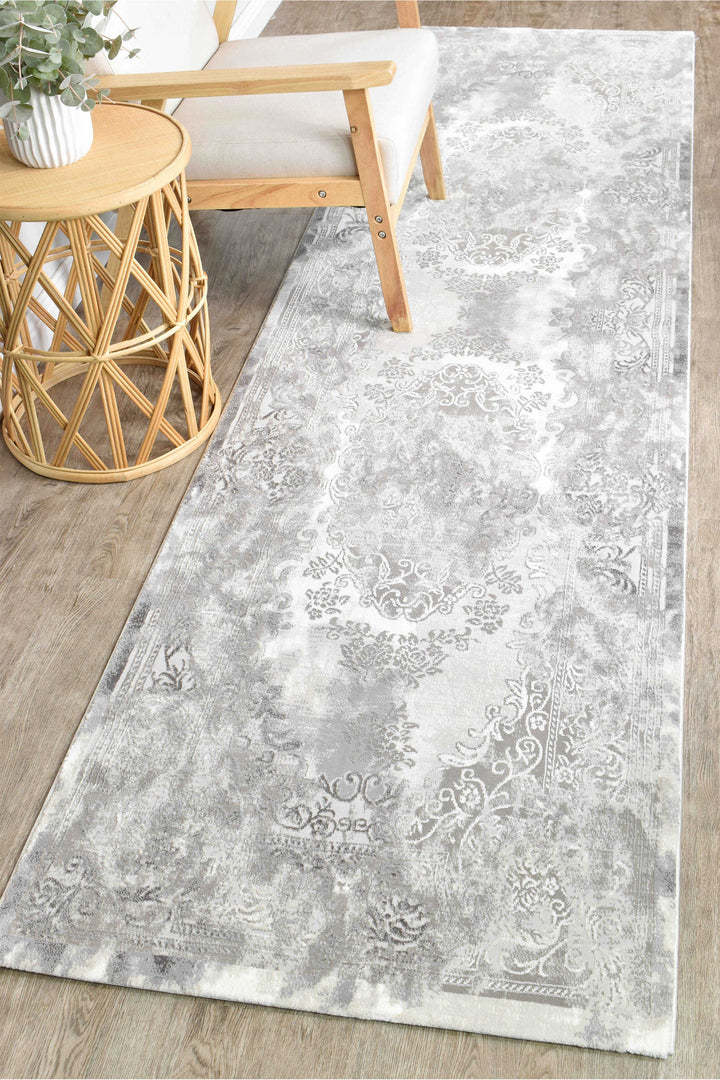 Finnegan Neutral Grey Rug - Turkish-inspired modern rug from Treasures of Turkey
