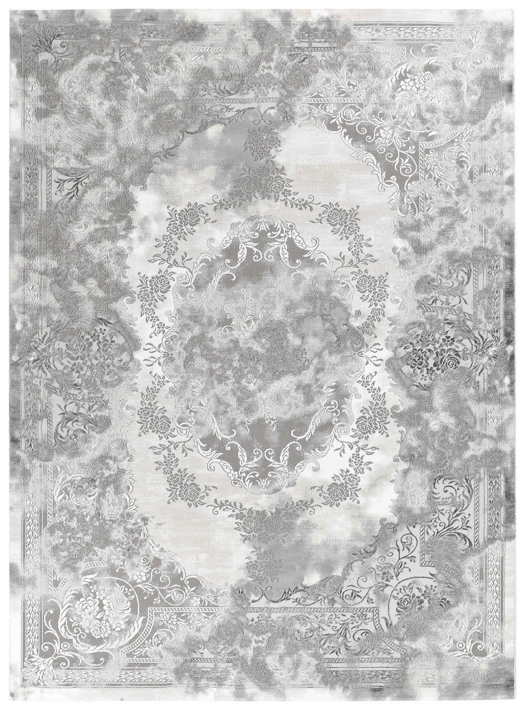 Finnegan Neutral Grey Rug - Turkish-inspired modern rug from Treasures of Turkey