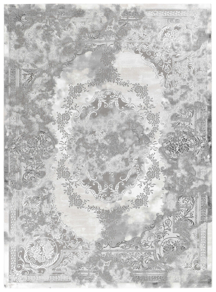 Finnegan Neutral Grey Rug - Turkish-inspired modern rug from Treasures of Turkey
