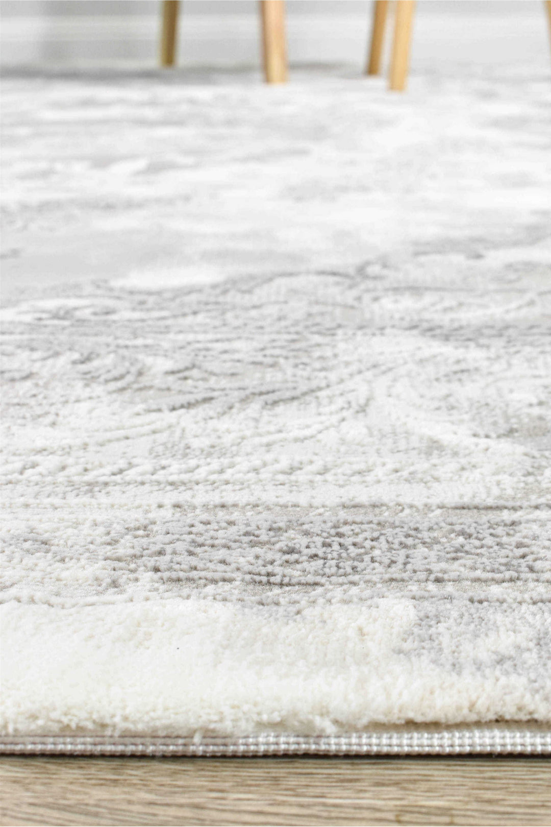 Finnegan Neutral Grey Rug - Turkish-inspired modern rug from Treasures of Turkey