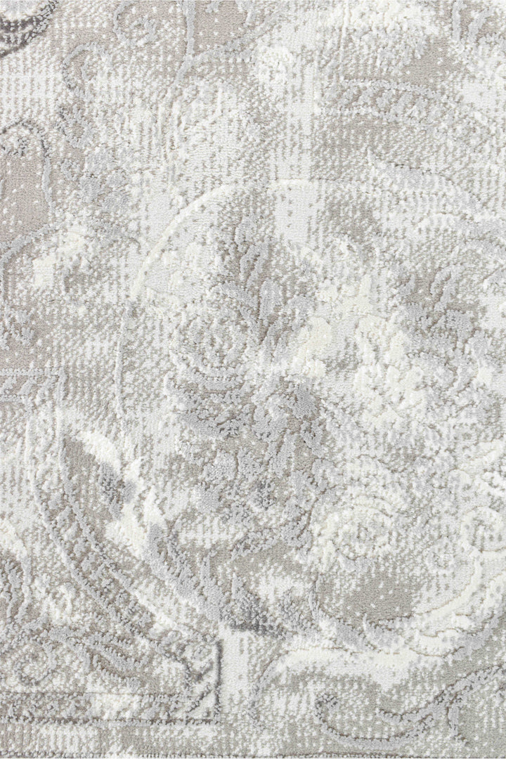 Finnegan Neutral Grey Rug - Turkish-inspired modern rug from Treasures of Turkey