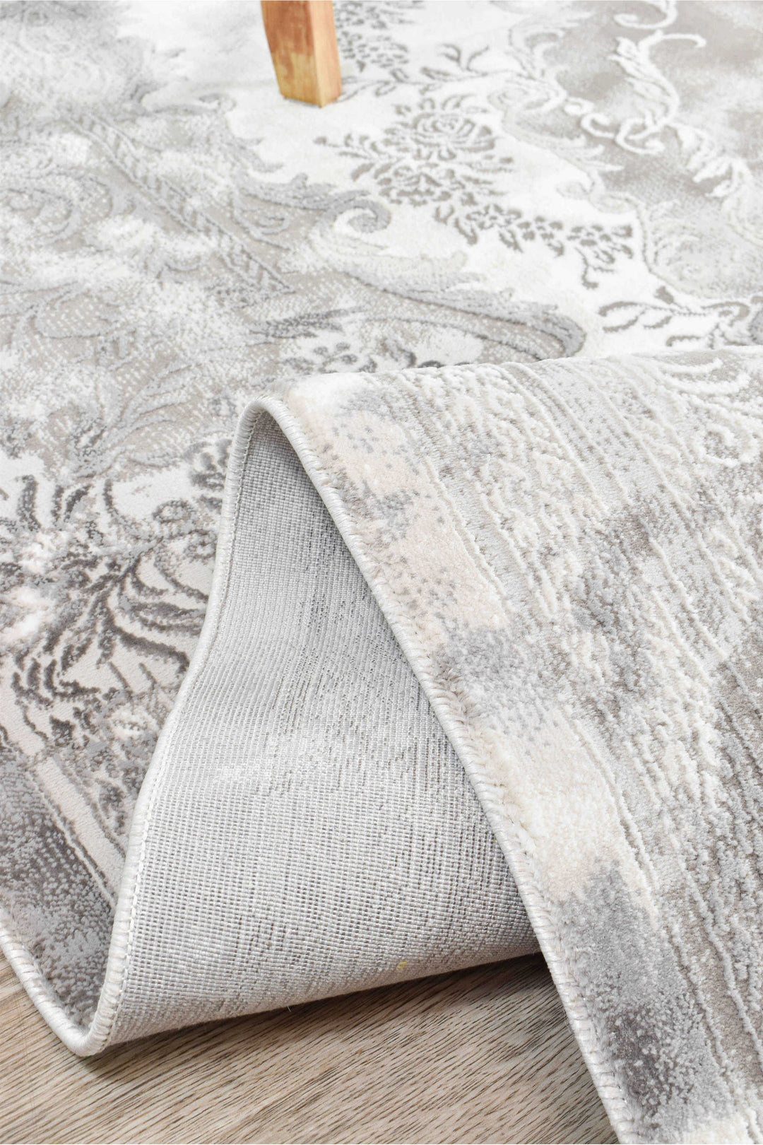 Finnegan Neutral Grey Rug - Turkish-inspired modern rug from Treasures of Turkey