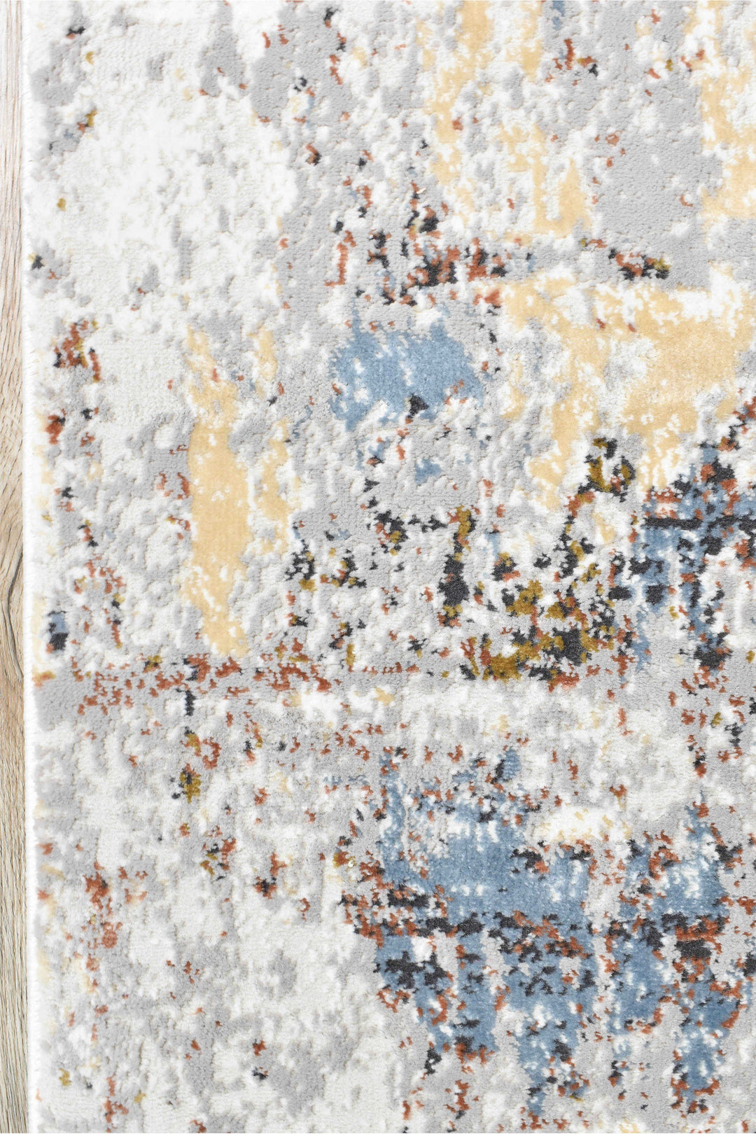 Finnegan Teak Water Rug - Turkish-inspired modern rug from Treasures of Turkey