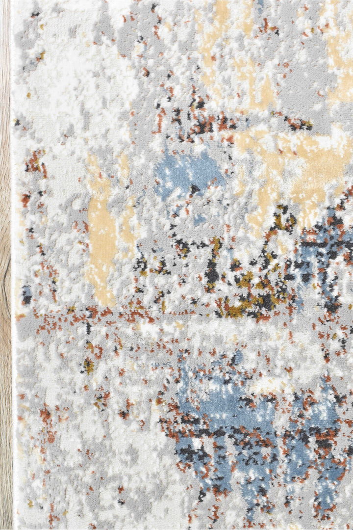 Finnegan Teak Water Rug - Turkish-inspired modern rug from Treasures of Turkey