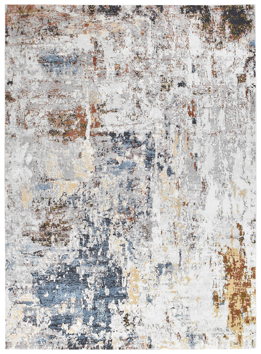 Finnegan Teak Water Rug - Turkish-inspired modern rug from Treasures of Turkey