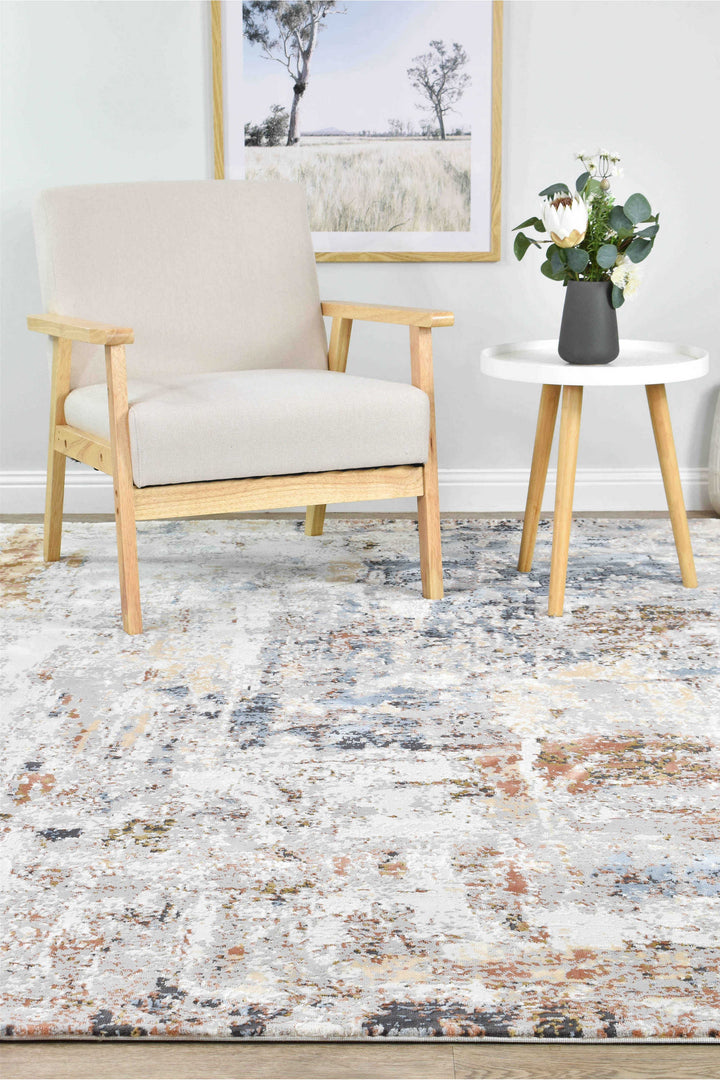 Finnegan Teak Water Rug - Turkish-inspired modern rug from Treasures of Turkey