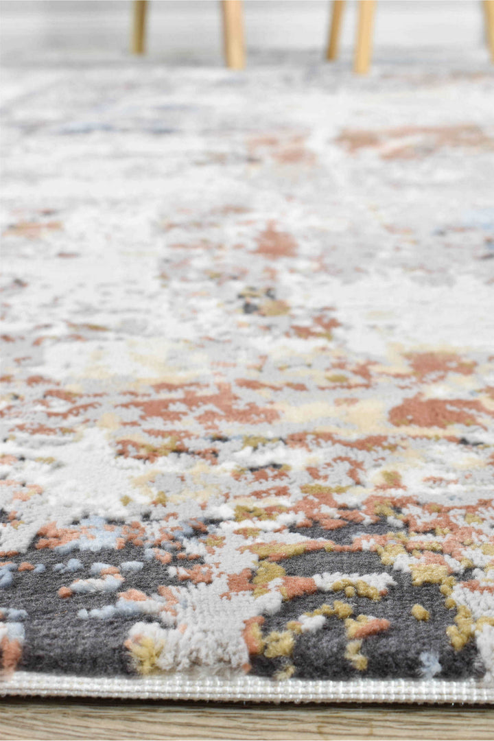Finnegan Teak Water Rug - Turkish-inspired modern rug from Treasures of Turkey