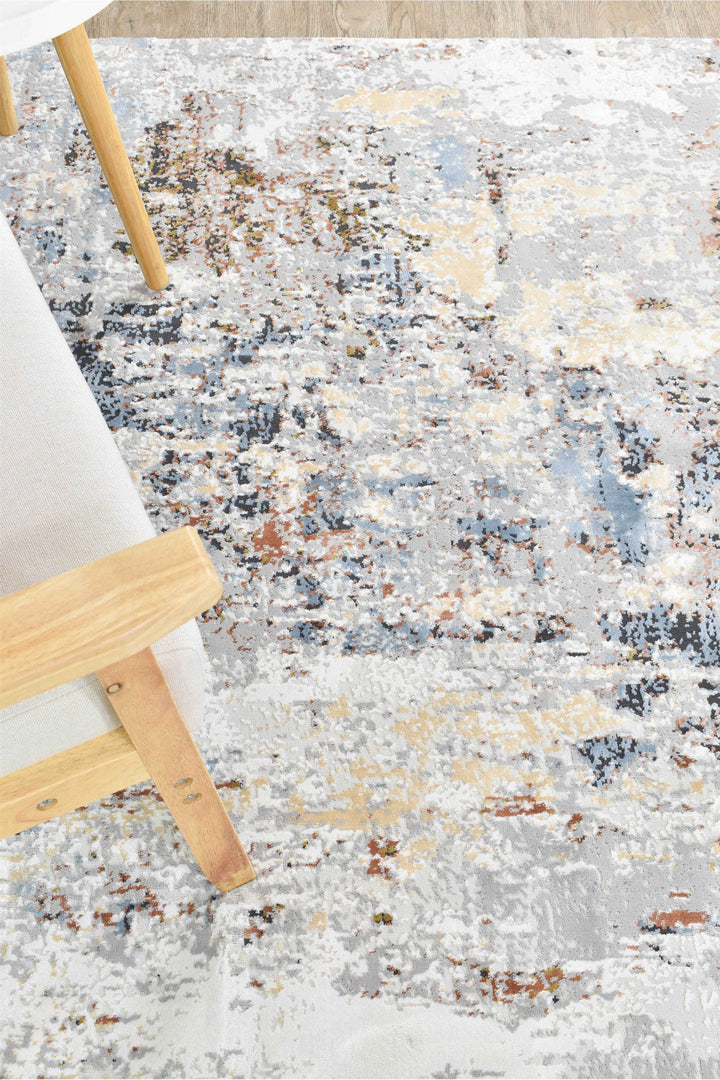 Finnegan Teak Water Rug - Turkish-inspired modern rug from Treasures of Turkey
