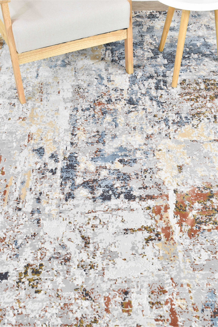 Finnegan Teak Water Rug - Turkish-inspired modern rug from Treasures of Turkey