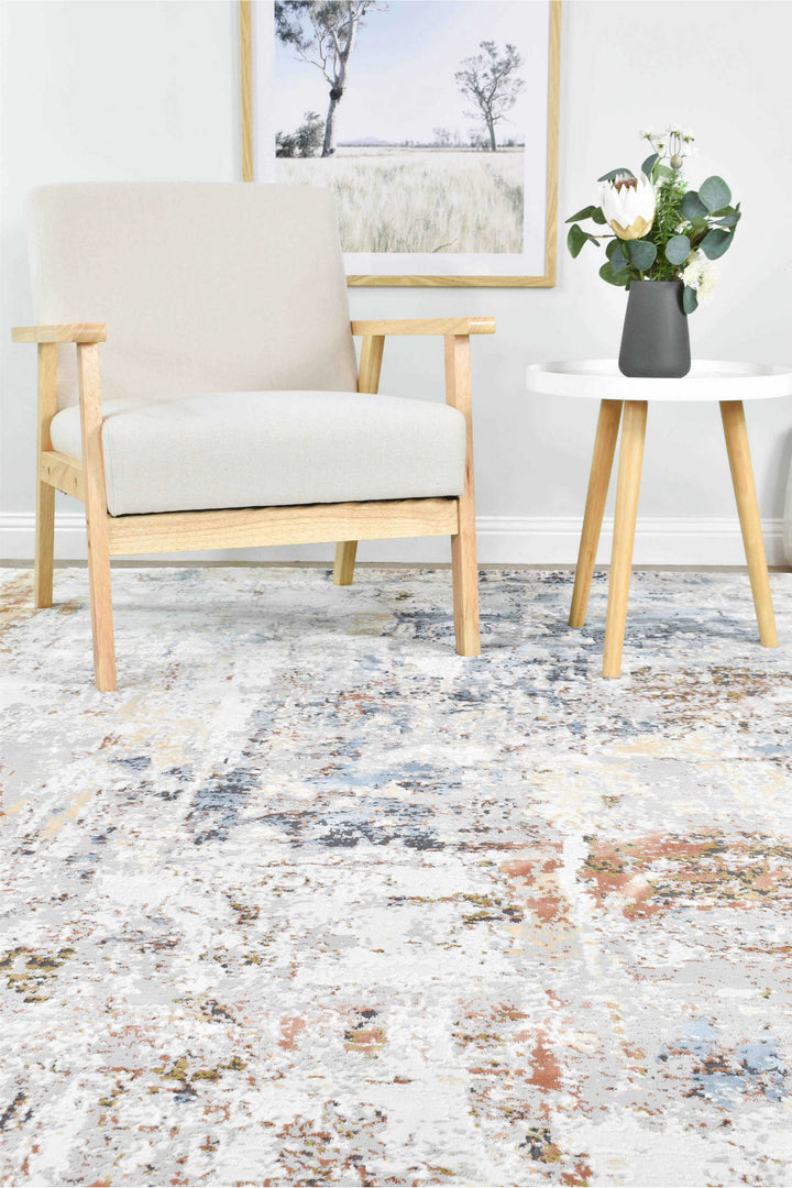Finnegan Teak Water Rug - Turkish-inspired modern rug from Treasures of Turkey