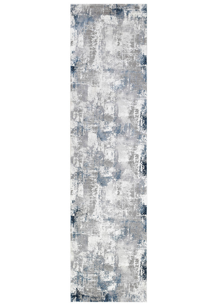 Eternal Misty Navy Grey Hallway Runner – Treasures of Turkey