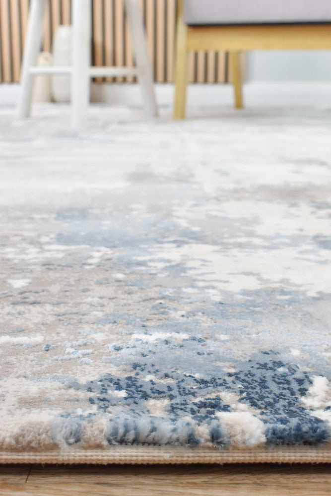 Eternal Misty Navy Grey Modern Rug - Turkish-inspired modern rug from Treasures of Turkey