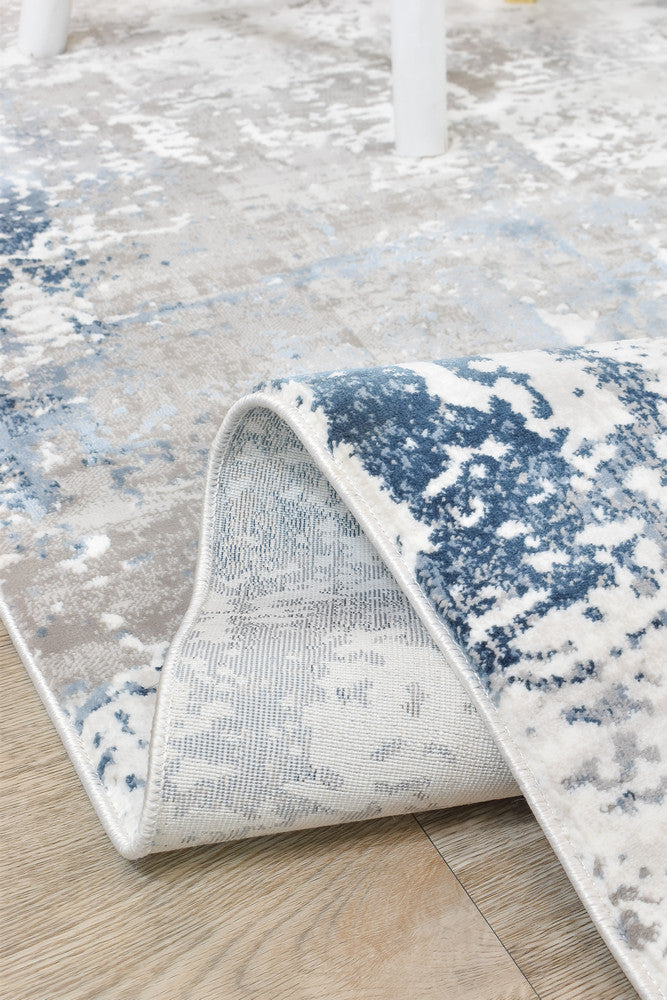 Eternal Misty Navy Grey Modern Rug - Turkish-inspired modern rug from Treasures of Turkey