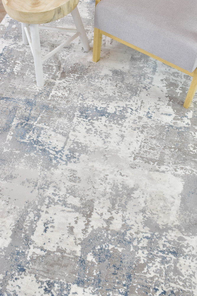 Eternal Misty Navy Grey Modern Rug - Turkish-inspired modern rug from Treasures of Turkey