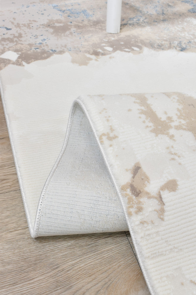 Eternal Cloud Navy Beige Modern Rug - Turkish-inspired modern rug from Treasures of Turkey