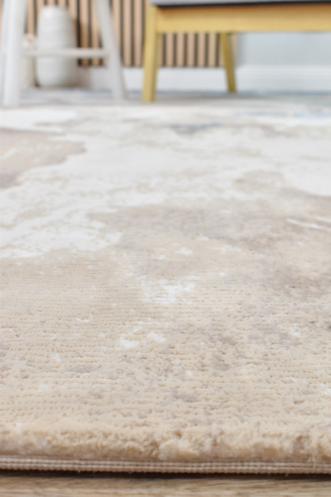 Eternal Cloud Navy Beige Modern Rug - Turkish-inspired modern rug from Treasures of Turkey