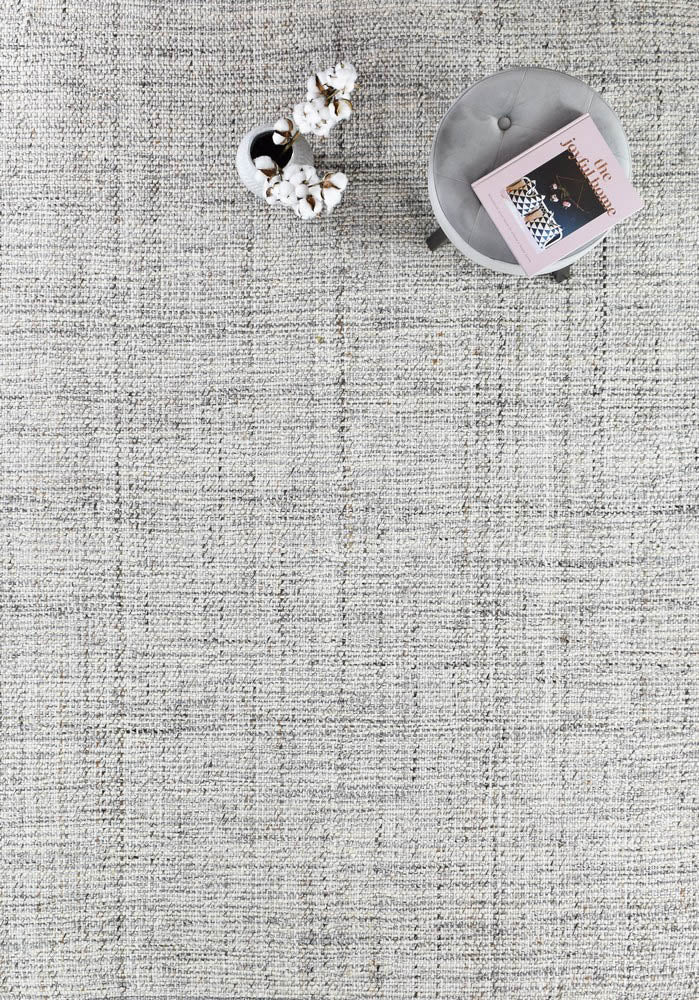 Marble Ivory Grey Rug - Turkish-inspired flatweave rug from Treasures of Turkey