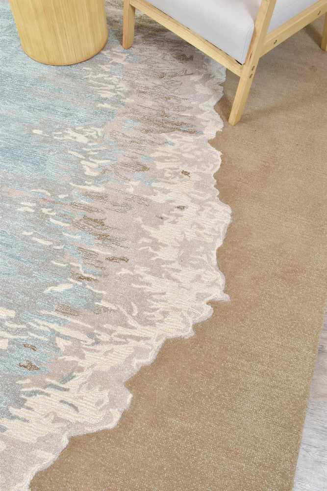 Montana Beach Natural Coastal Large Textured Rug – Treasures of Turkey Australia