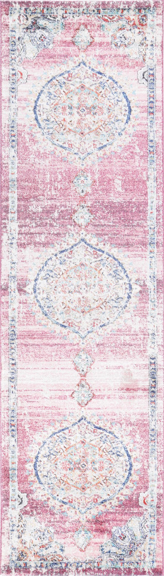 Konya Medalion Transitional Blush Rug Brand Ventures