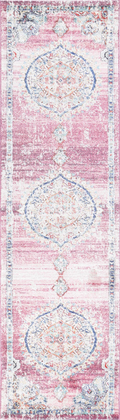 Konya Medalion Transitional Blush Rug Brand Ventures