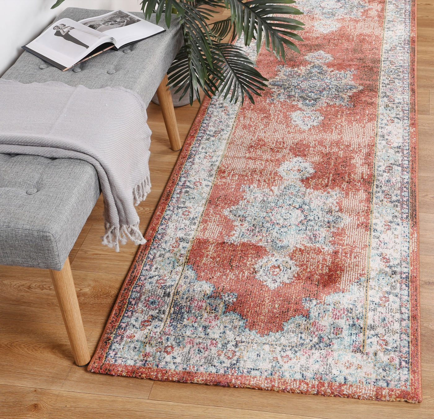 Konya Transitional Rust Rug Brand Ventures