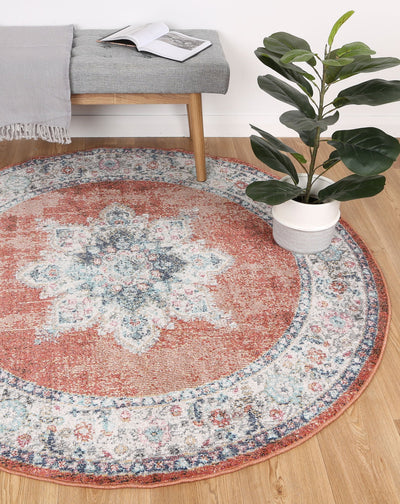 Konya Transitional Rust Rug Brand Ventures
