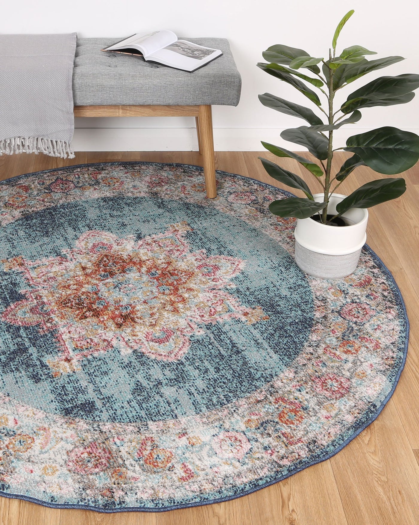 Konya Transitional Navy Rug Brand Ventures