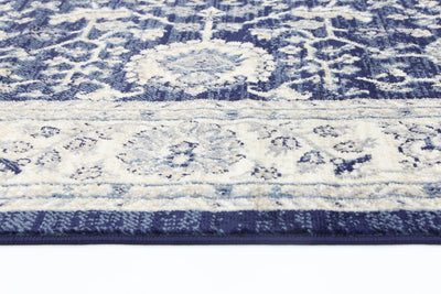 Delilah Navy Blue Traditional Rug Brand Ventures