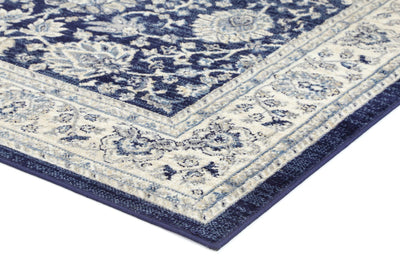 Delilah Navy Blue Traditional Rug Brand Ventures