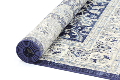 Delilah Navy Blue Traditional Rug Brand Ventures