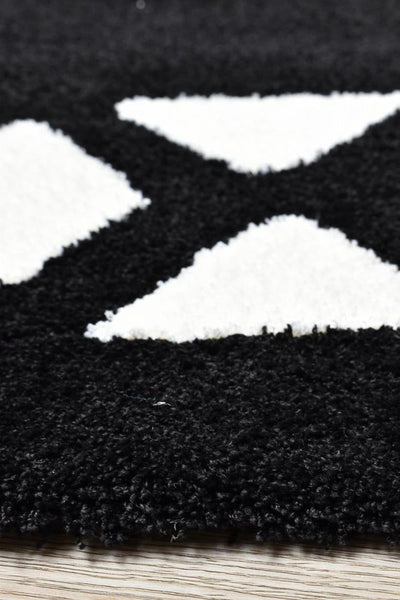 Chiapas Berber Black White Rug 63207-630.