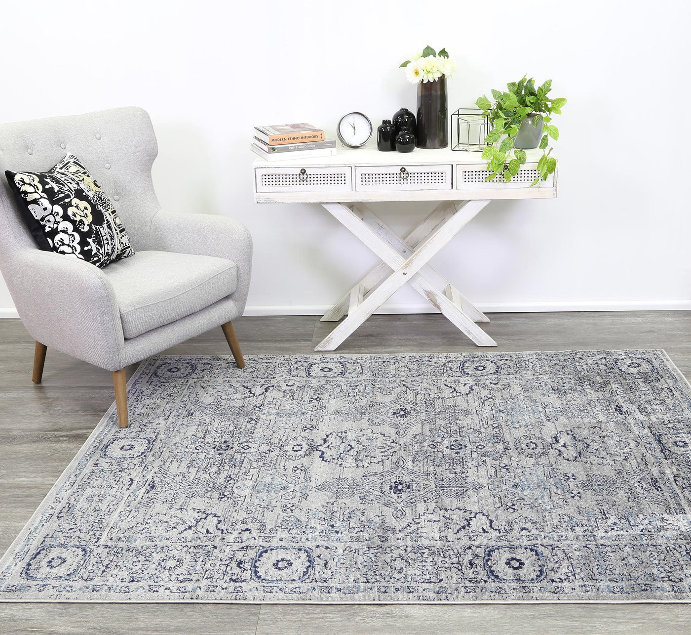 Delilah Grey Contemporary Rug Brand Ventures