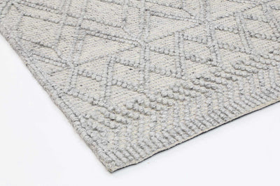 Himadri Trellis Grey Contemporary Wool Blend Rug Brand Ventures
