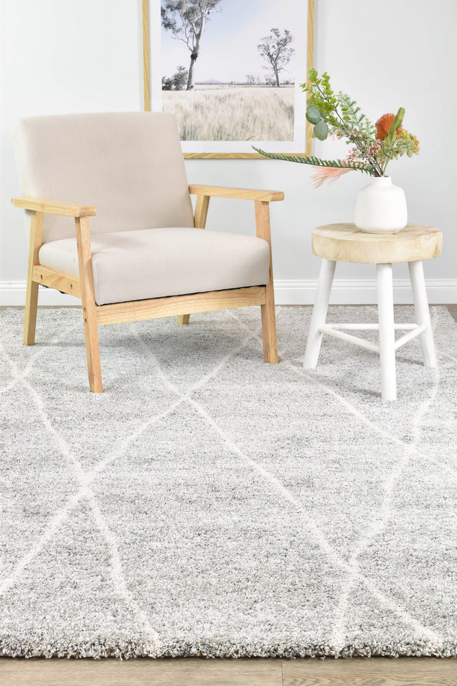 Messina Dawn Grey Rug.