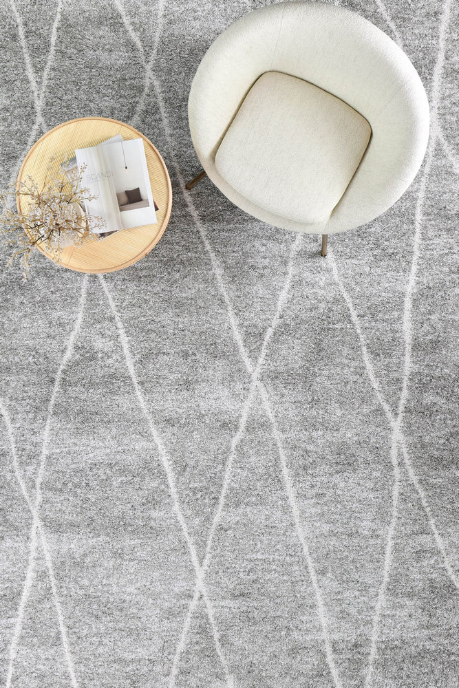 Messina Dawn Grey Rug.