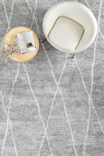 Messina Dawn Grey Rug.